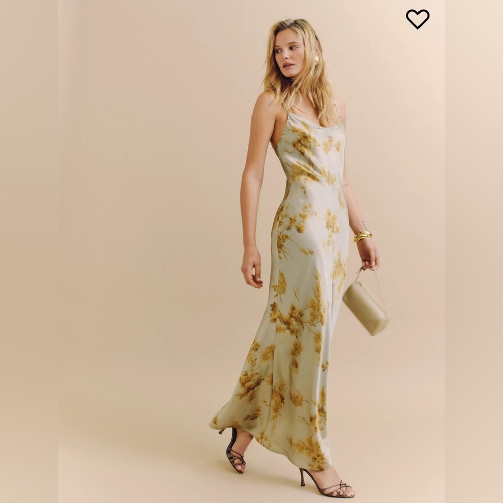 Reformation Parma Dress in Golden Hour - Size XS